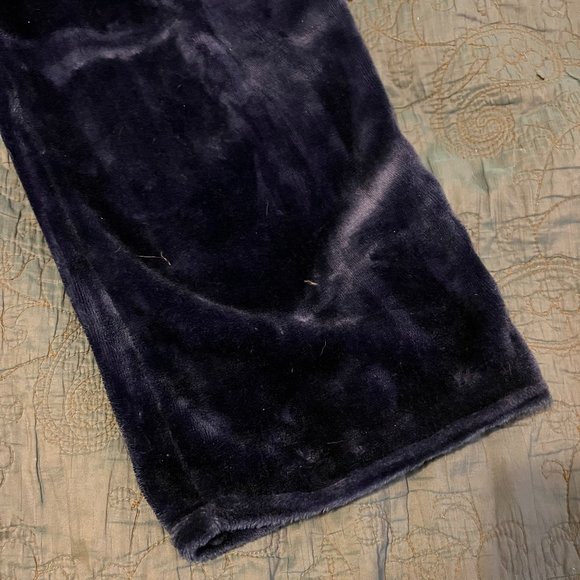 Blue Velour Pants - Picture 2 of 5